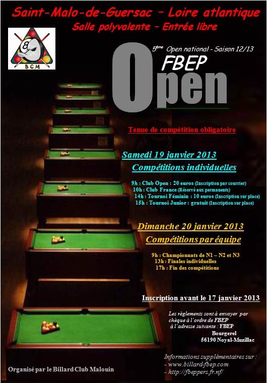 OPEN DE SAINT MALO DE GUERSAC
