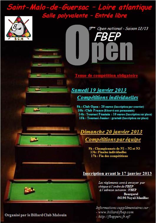 OPEN DE SAINT MALO DE GUERSAC
